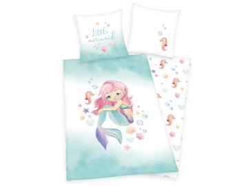 HERDING Povlečení Mořská Víla  Bavlna, 140/200, 70/90 cm