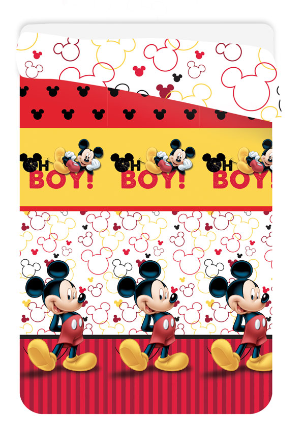 JERRY FABRICS Prošívaná deka Mickey 180/260 cm