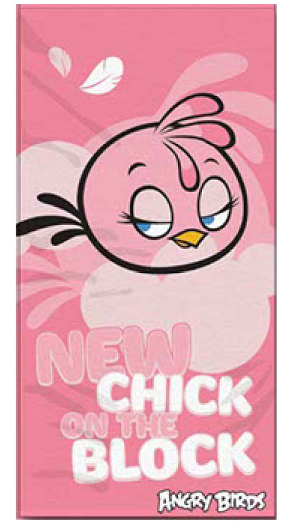HALANTEX Osuška Angry Birds Stella růžová 70/140