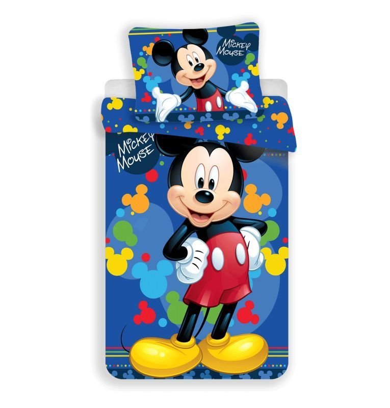 JERRY FABRICS Povlečení Mickey blue 03 micro 140/200, 70/90