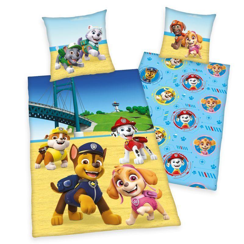 HERDING Povlečení Paw Patrol most 140x200, 70x90 cm