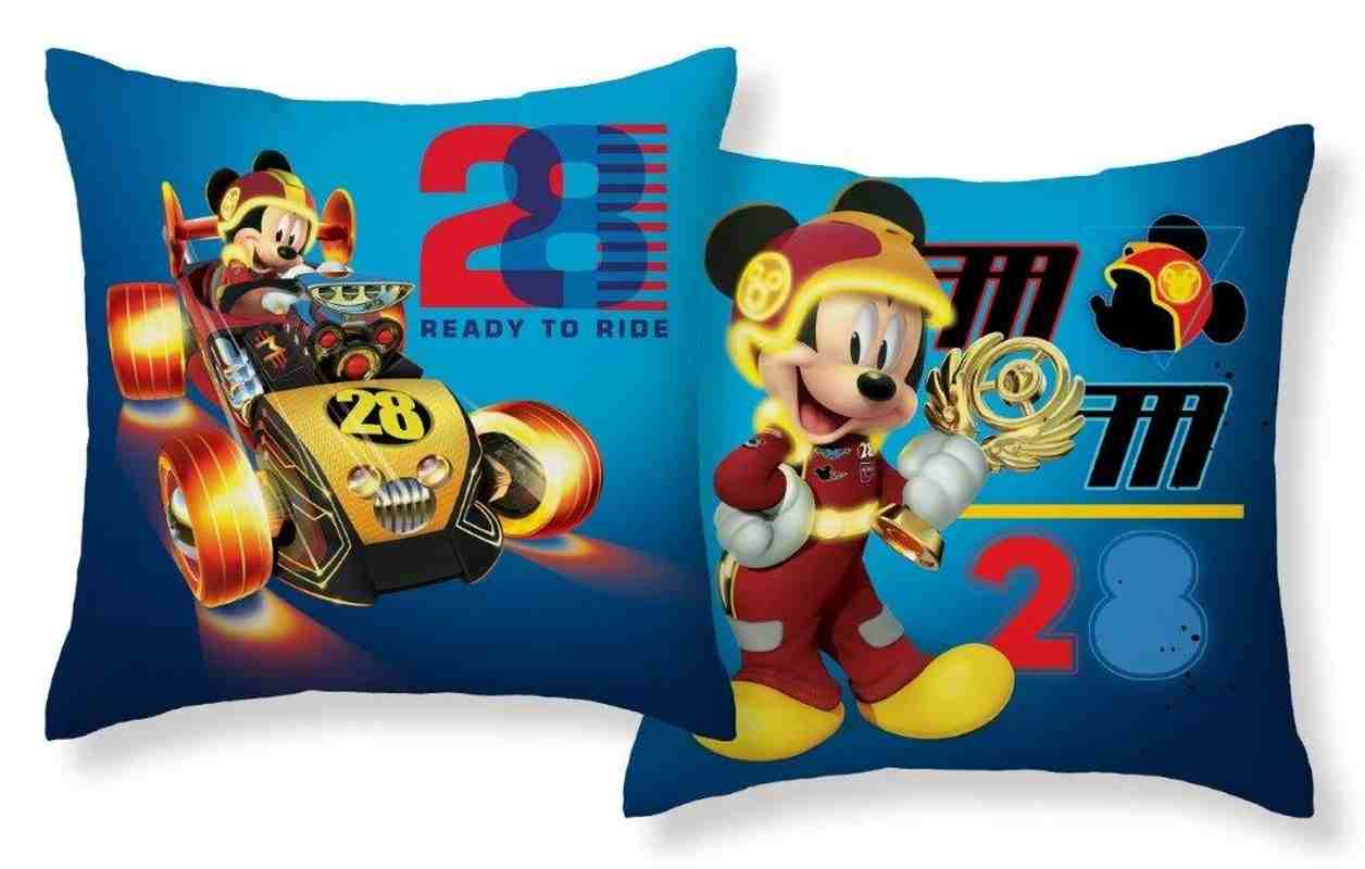 DETEXPOL Povlak na polštářek Mickey závodník micro 40/40