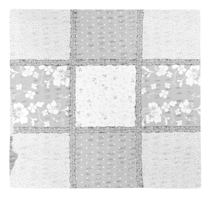 Bellatex s.r.o. Povláček bavlněný - patchwork sv. šedý Barva: Patchwork sv.šedý, Velikost: 40x40cm