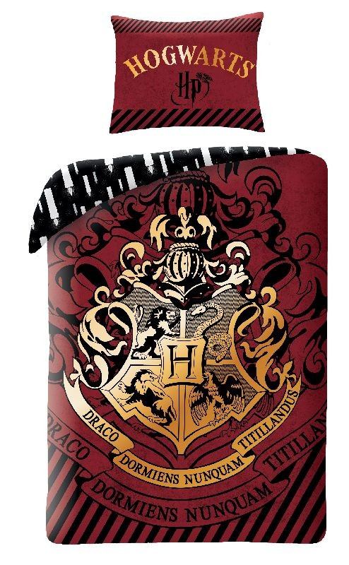 HALANTEX Povlečení Harry Potter burgund Bavlna, 140x200, 70x90 cm