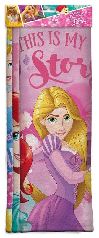 EUROSWAN Sada 3 ks dětských ručníků Princess micro Polyester, 30x40 cm