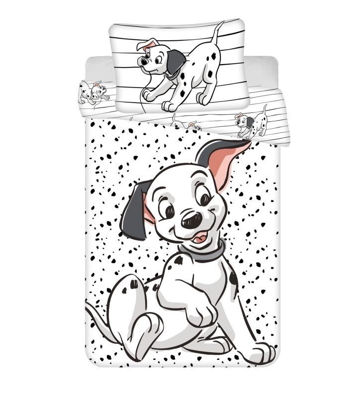 JERRY FABRICS Povlečení do postýlky 101 Dalmatianů Lucky stripe baby Bavlna, 100/135, 40/60 cm