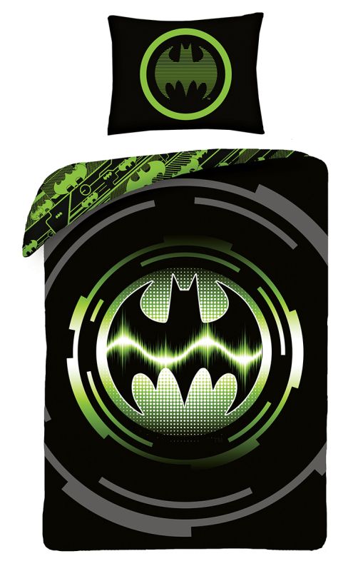 HALANTEX Povlečení Batman green Bavlna, 140x200, 70x90 cm