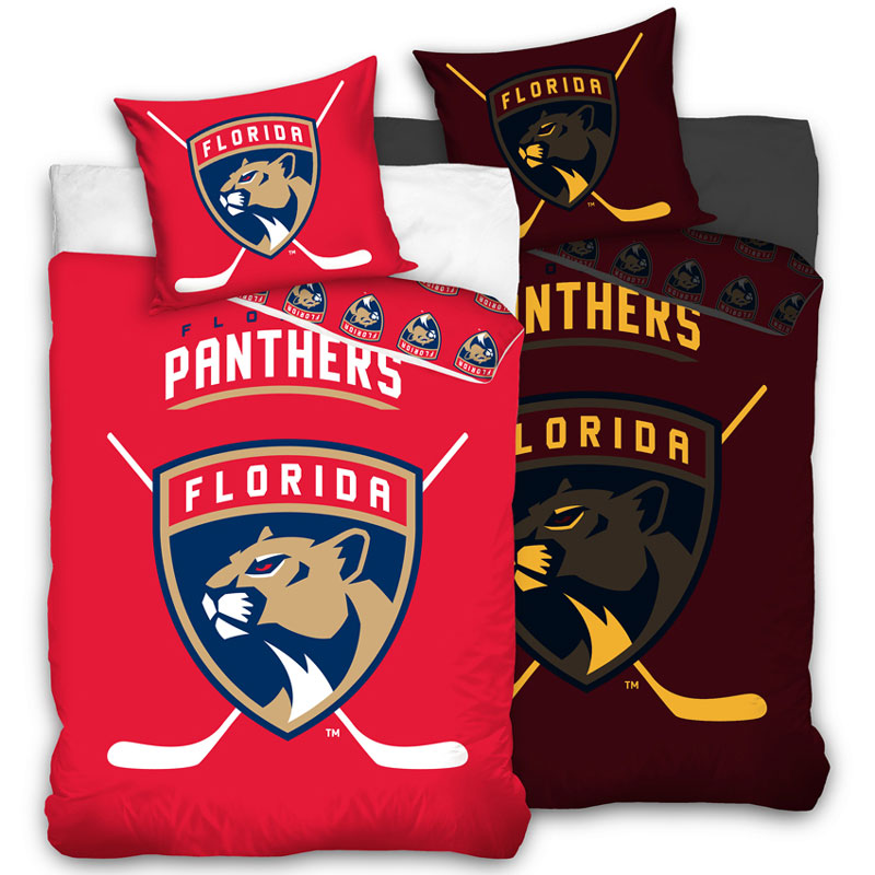 Svítící povlečení NHL Florida Panthers 140x200, 70x90 cm