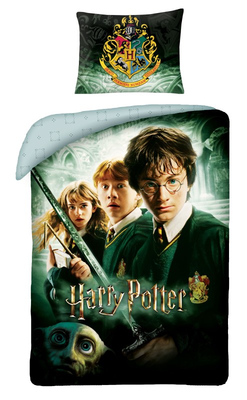 HALANTEX Povlečení Premium Harry Potter Bavlna, 140x200, 70x90 cm