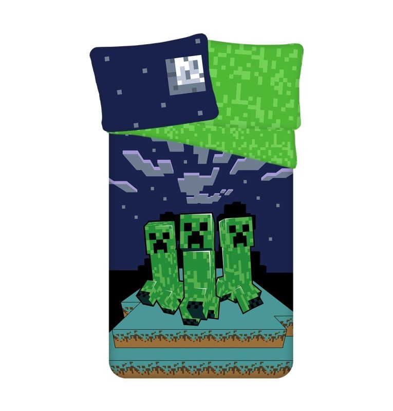 JERRY FABRICS Povlečení Minecraft Sssleep Tight Bavlna, 140/200, 70/90 cm