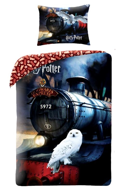 HALANTEX Povlečení Harry Potter Express Bavlna, 140/200, 70/90 cm