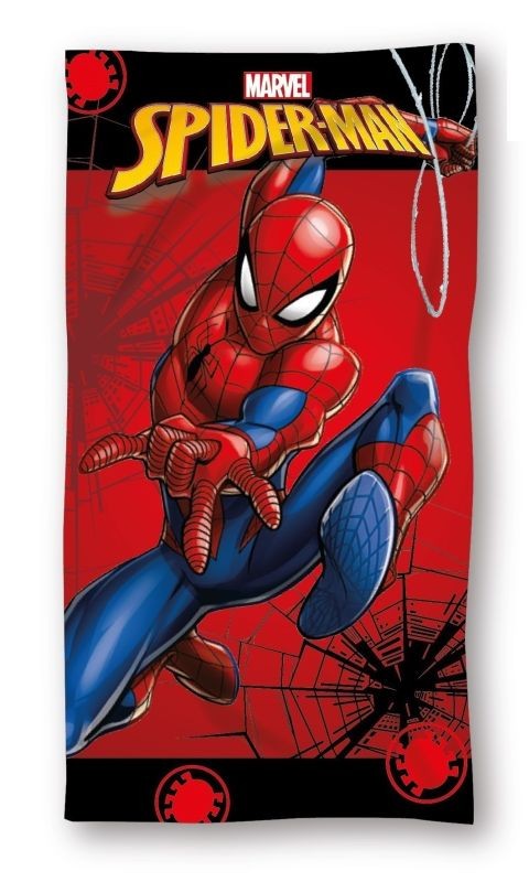 FARO Osuška Micro Spiderman red Polyester, 70/140 cm