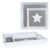 Podnosy set /2 ks / 40*40*5 / 30*30*5 cm