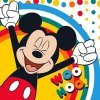Magický ručníček Mickey Happy 30/30