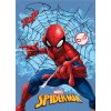 FARO Fleece deka Spiderman pavučina  Polyester, 100/140 cm