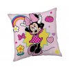 JERRY FABRICS Mikroplyšový polštářek Minnie Smile  Polyester, 40/40 cm