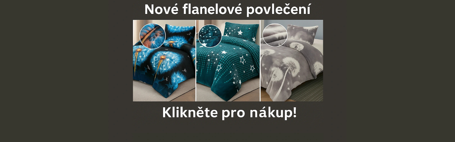 Flanelové povlečení