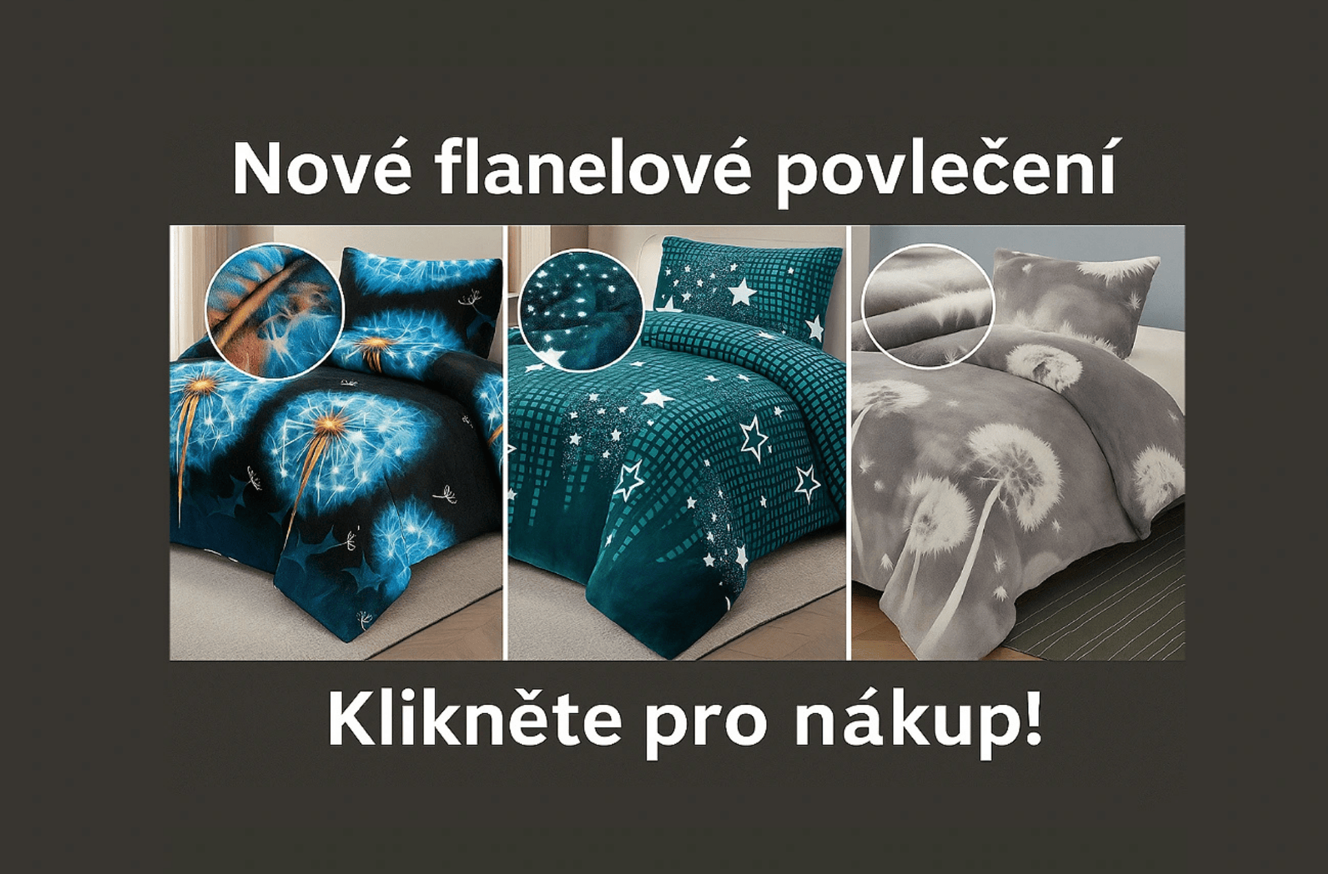 Flanelové povlečení