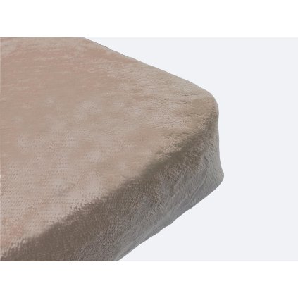 1160 bezove kappuccino napinaci prosteradlo z mikrovlakna 90 200 cm hebke teple a pruzne