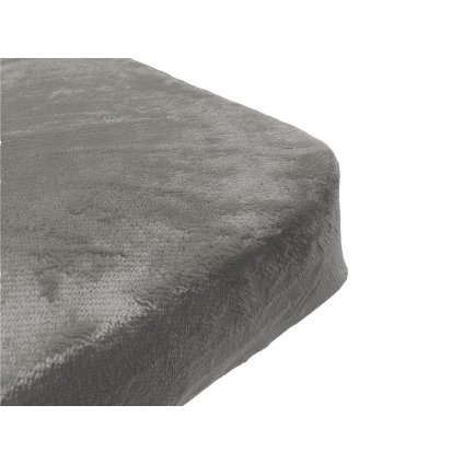 1163 tmave sede napinaci prosteradlo z mikrovlakna 90 200 cm hebke teple a pruzne