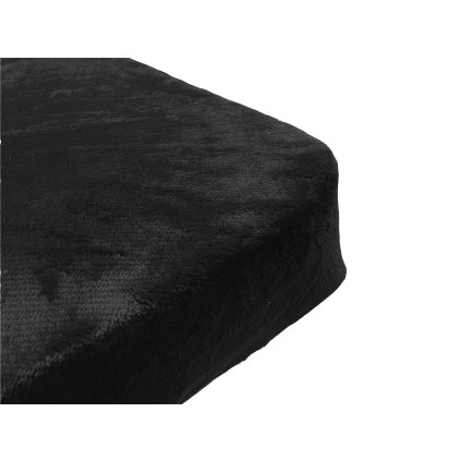 1166 cerne napinaci prosteradlo z mikrovlakna 90 200 cm hebke teple a pruzne