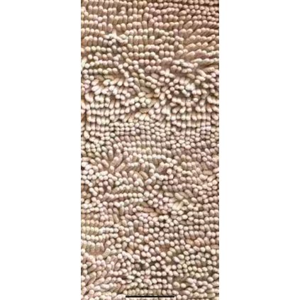 Koupelnová předložka 40x60 – protiskluzová chenilová savá rohožka, béžová