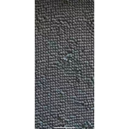 Koupelnová předložka 40x60 – protiskluzová chenilová savá rohožka, tmavě šedá