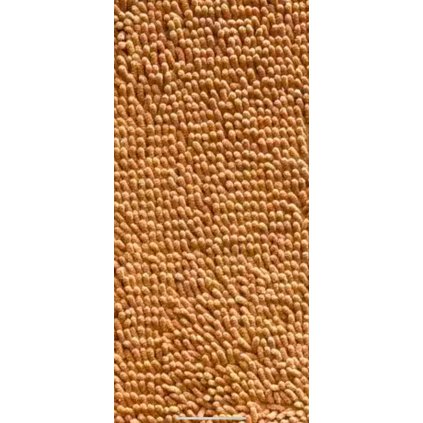 Koupelnová předložka 40x60 – protiskluzová chenilová savá rohožka, oranžová