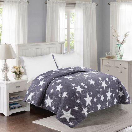 384 prosivany prehoz pres postel 200 240 cm sede hvezdy povlecenideka cz