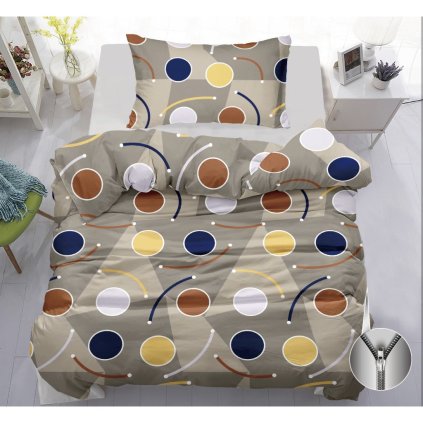 593 oboustranne bavlnene povleceni 140 200 70 90 geometric style povlecenideka cz