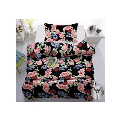 602 oboustranne bavlnene povleceni 140 200 70 90 romantic roses povlecenideka cz