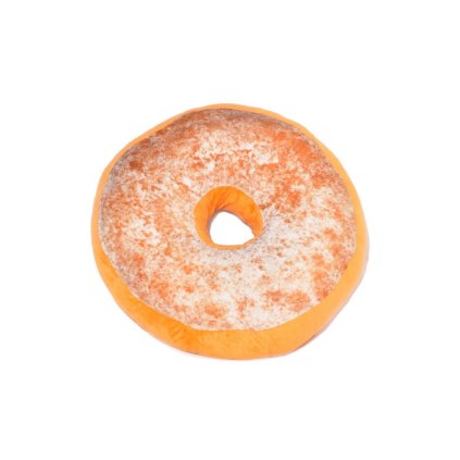 614 dekoracni polstar donut s cukrovou polevou oranzovy sladky sen kolekce