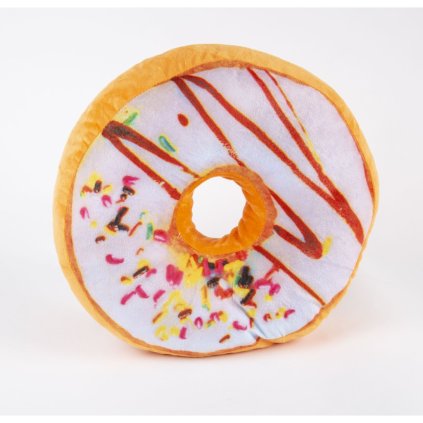 623 polstar donut s bilou polevou a barevnym posypem sladky sen kolekce