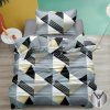 1232 bavlnene povleceni s geometrickym vzorem sede 2dilna sada 140 200 70 90 cm zip