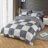 Moderní povlečení kostka šedá – 3 díly
