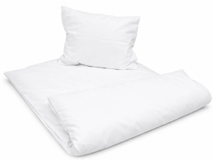 Jednobarevné dětské povlečení pro školky „Bílá“