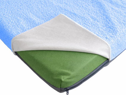 Nepropustný chránič matrace do školky – modrá