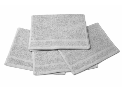 Stříbrný dětský ručník pro mateřské školy – 30×50 cm