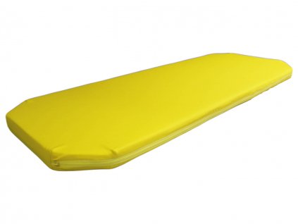 Žlutá dětská matrace na lehátko do školky