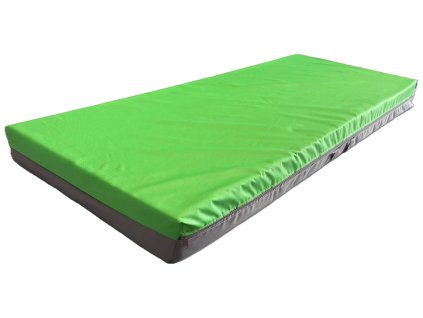 Nepropustná zelená dětská matrace do školky