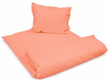Jednobarevné dětské povlečení pro školky „Lososová“