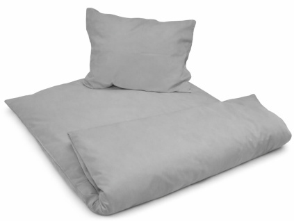 Jednobarevné dětské povlečení pro školky „Šedá“