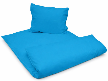 Jednobarevné dětské povlečení pro školky „Tyrkysová“