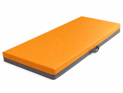 Nepropustná oranžová dětská matrace do školky