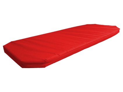 Nepropustná červená matrace na lehátko do školky
