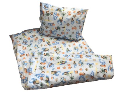 Bavlněné dětské povlečení pro školky „Vodní svět“