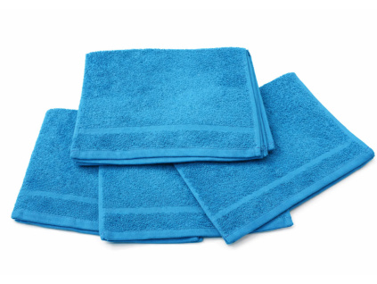 Tyrkysový dětský ručník pro mateřské školy – 30×50 cm