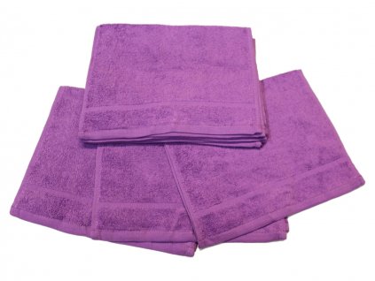 Dětský ručník pro mateřské školy 30x50 cm Fialový