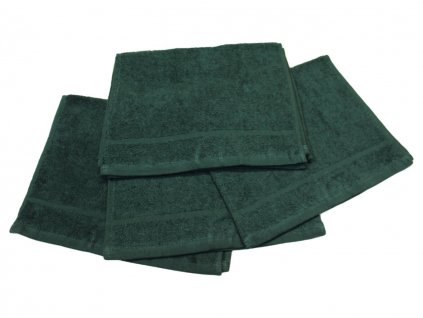Tmavě zelený dětský ručník pro mateřské školy – 30×50 cm