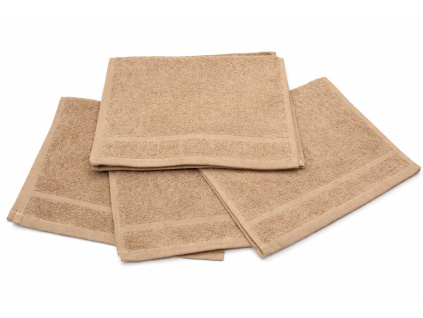 Béžový dětský ručník pro mateřské školy – 30×50 cm